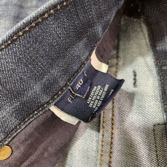 Fidelity Denim Men’s 50-11 Calvary Relaxed Blue Jeans Sz 40x30 Stretch Designer - Picture 9 of 10